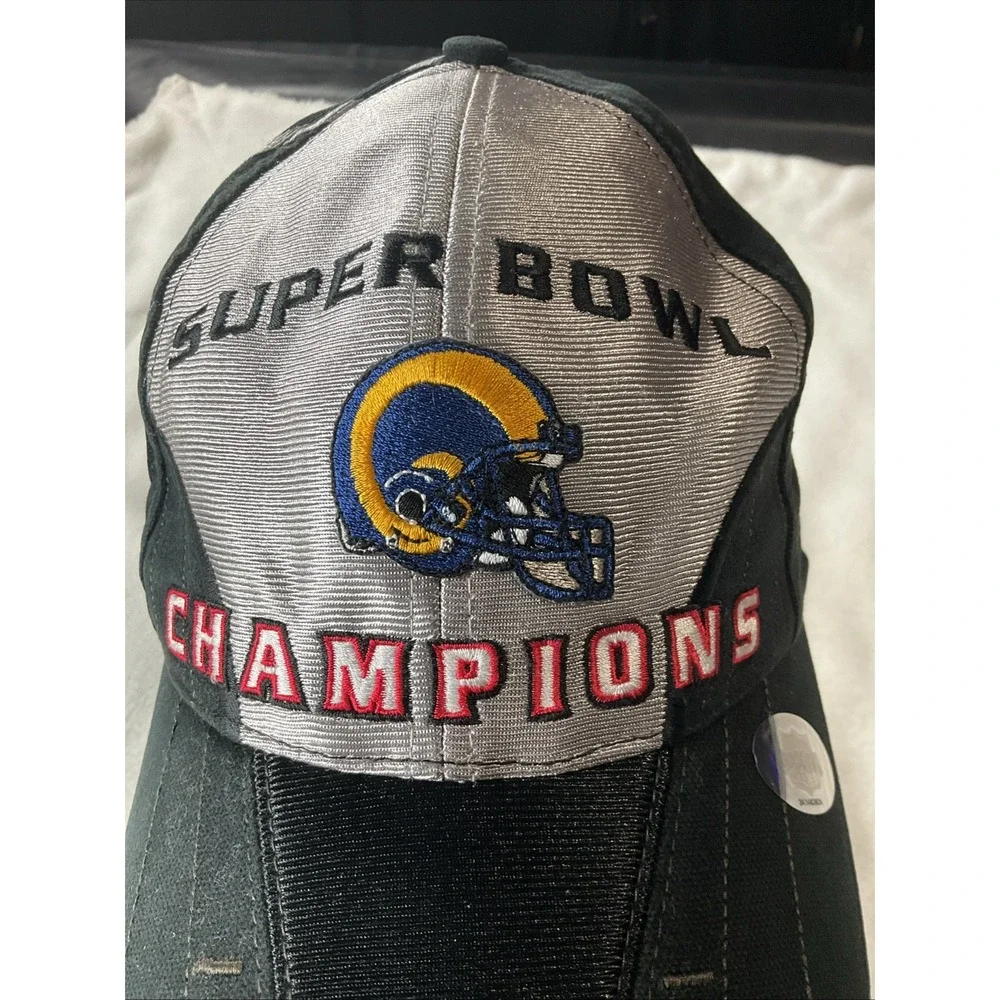 Puma Los Angeles Rams 2000 Super Bowl 34 Champions Adjustable Back NFL Hat‎
